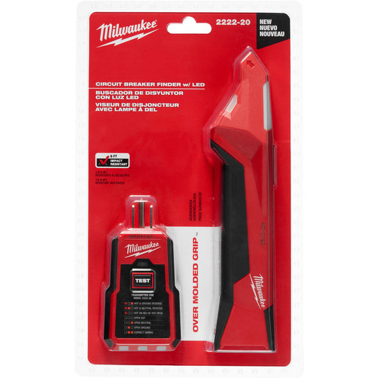 Milwaukee Tool 2222-20 Circuit Tracers & Circuit Breaker Finders Maximum Voltage 135  Minimum Voltage 120  Display Type LED  Minimum Frequency 50Hz  Maximum Frequency 60Hz  Alert Type Sound Light