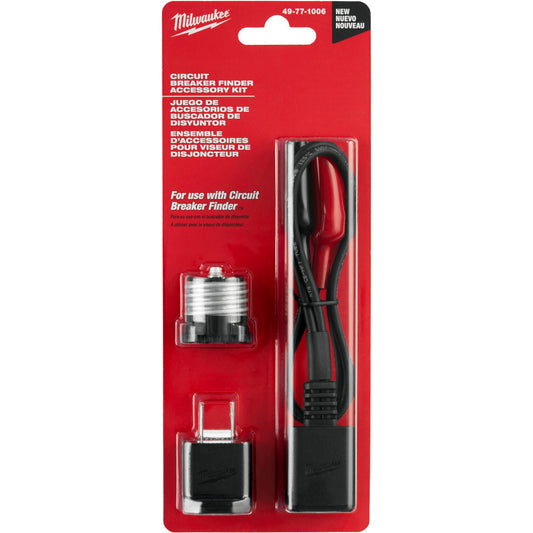 Milwaukee Tool 49-77-1006 Electrical Test Equipment Accessories Accessory Type Circuit Breaker Finder Accessory Kit  For Use With All Circuit Breaker Finders 2222-20 Circuit Breaker Finder w/ LED  Color Black