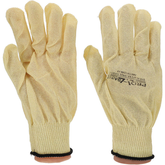 PRO-SAFE GLA-A2-XL Cut & Abrasion-Resistant Gloves Size XL, ANSI Cut A2, Kevlar