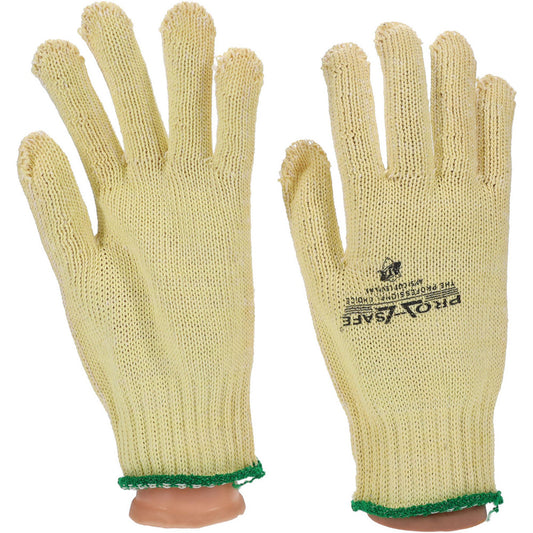 PRO-SAFE GLA-A3-M Cut & Abrasion-Resistant Gloves Size M, ANSI Cut A4, Kevlar