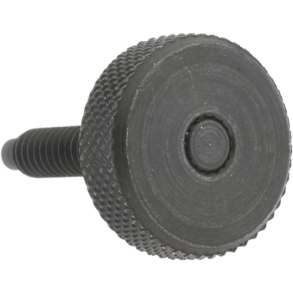 Gibraltar 43801G 12L14 Steel Thumb Screw #10-24, Knurled Head