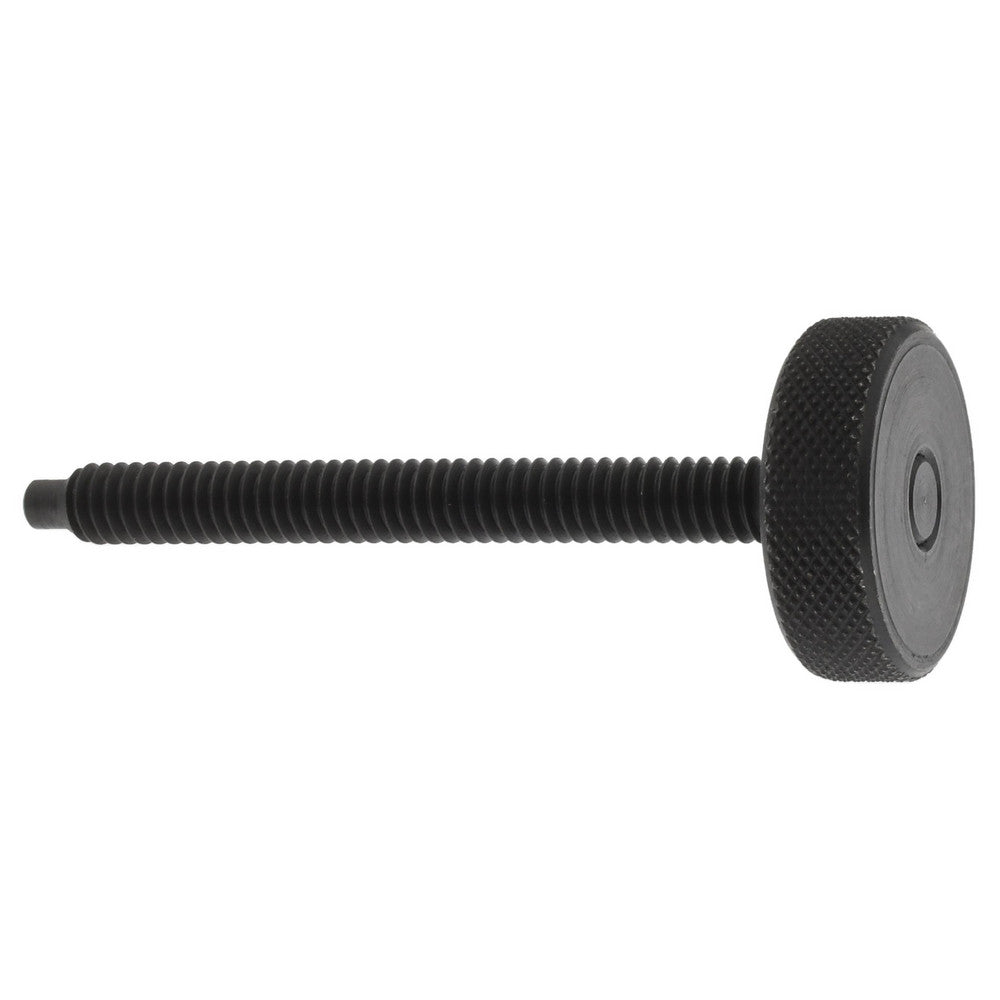 Gibraltar 43806G 12L14 Steel Thumb Screw 1/4-20, Knurled Head