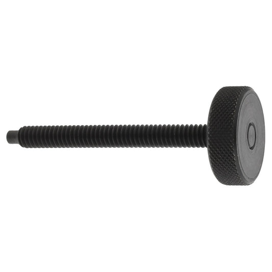 Gibraltar 43806G 12L14 Steel Thumb Screw 1/4-20, Knurled Head