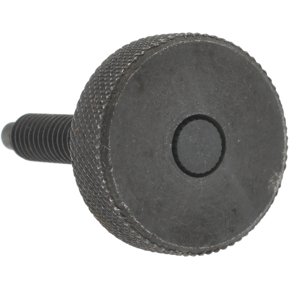 Gibraltar 43807G 12L14 Steel Thumb Screw 1/4-20, Knurled Head