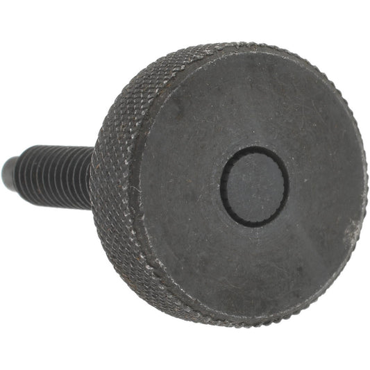 Gibraltar 43807G 12L14 Steel Thumb Screw 1/4-20, Knurled Head
