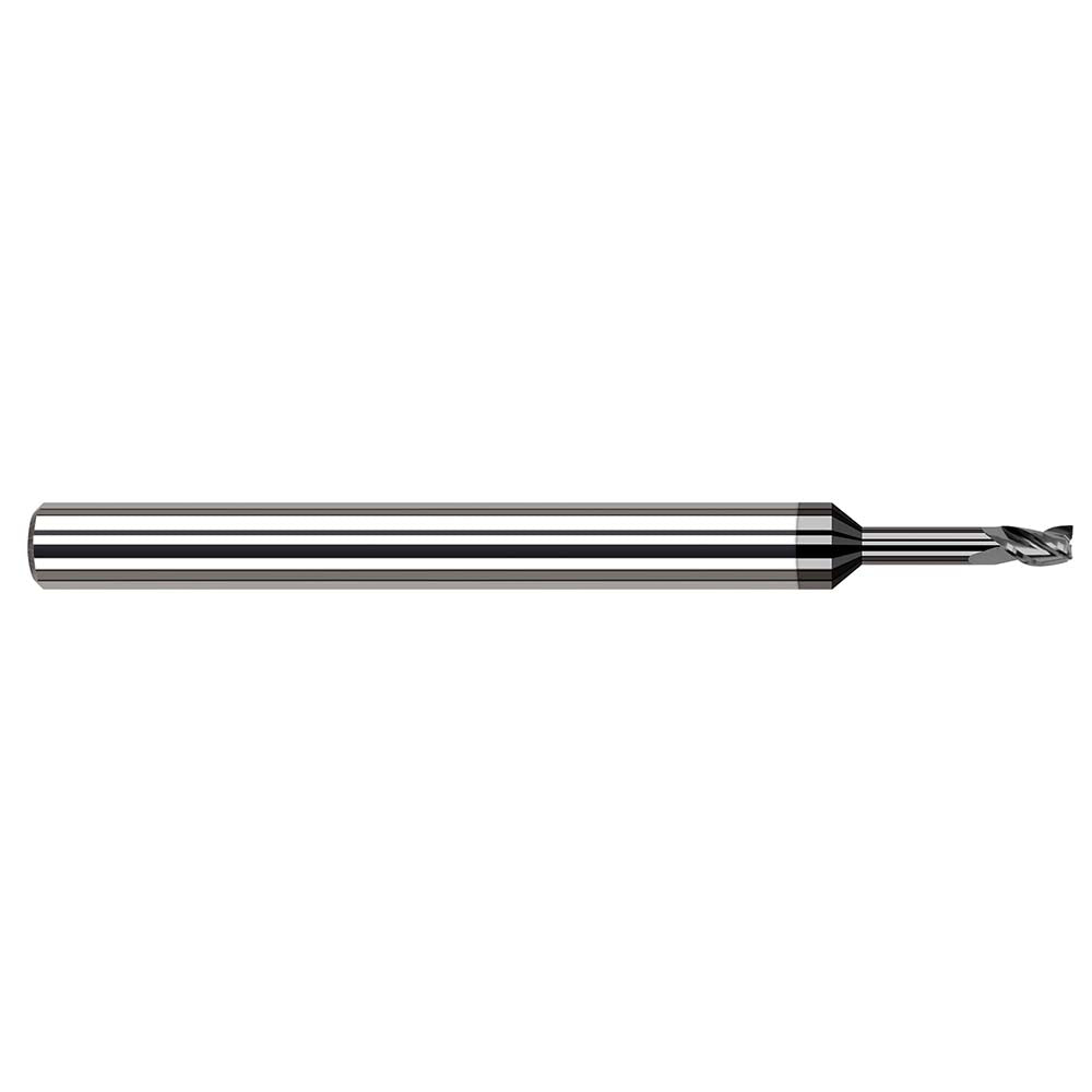 Harvey Tool 33262-C4 Square End Mill 1/16" Dia, 3/32" LOC, 3 Flute, Solid Carbide