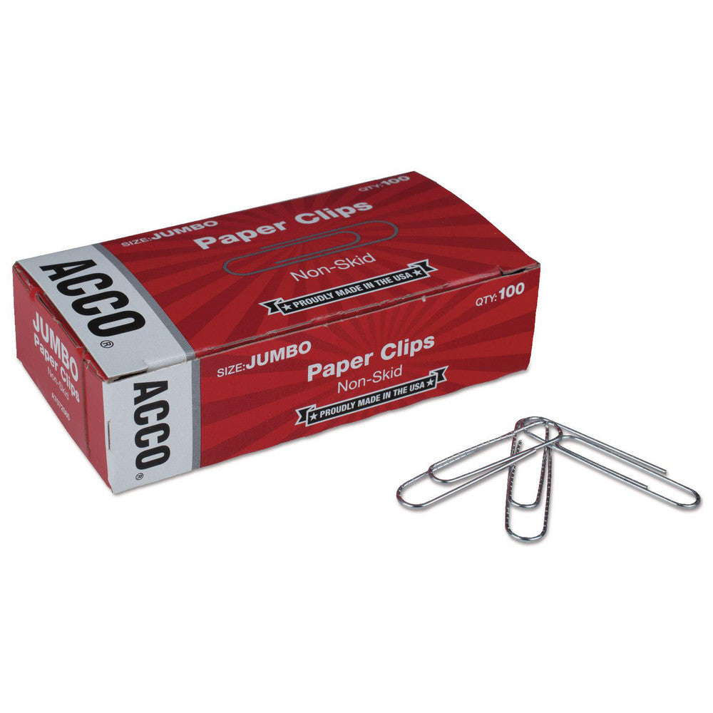 ACCO ACC72585 Binder Clips Width (Inch) 0.47  Color Silver  Sheet Capacity 20  