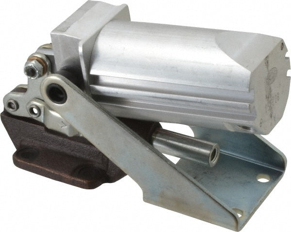 De-Sta-Co 803 600 Lb Capacity, 3/4" Plunger Travel, 5/16-18 x 5/16" Plunger, 1/8 NPT Port, 3,015 N at 5 Bar, Air Power Straight Line Action Clamp