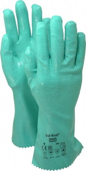 Ansell 217800 Series 39-122 Chemical Resistant Gloves  Size Small,  47.00 Thick,  Nitrile,  Nitrile,  Supported,