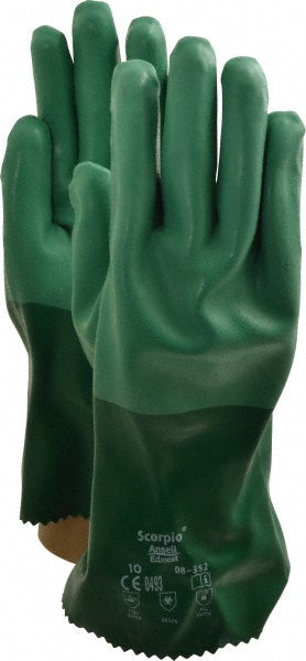 Ansell 212513 Series 08-352 Chemical Resistant Gloves  Size X-Large,  55.00 Thick,  Neoprene,  Neoprene,  Supported,