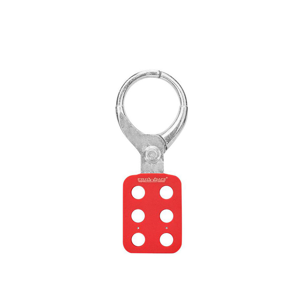 PRO-SAFE BD-K12 Lockout Hasps Hasp Type Scissor-Action  Jaw Type Single  Maximum Number of Padlocks 6  Largest Inside Jaw Diameter (Decimal Inch) 1.5  Material Aluminum  Smallest Inside Jaw Diameter (Decimal Inch) 1-1/2