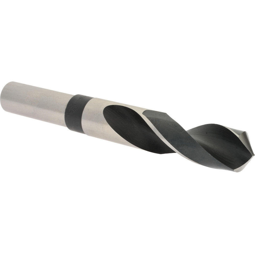 Hertel 306.875 Reduced Shank Drill Bit 7/8" Dia, 3/4" Shank Dia, 118 deg Point, High-Speed Steel
