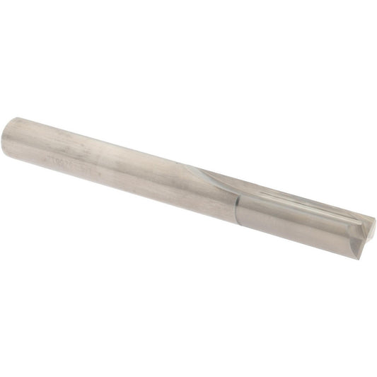 Hertel 89318257 Square End Mill 1/4'' Dia, 3/4'' LOC, 1/4'' Shank Dia, 2-1/2'' OAL, 2 Flutes, Solid Carbide