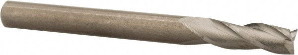 Hertel 89318877 Square End Mill 3/16" Dia, 9/16" LOC, 3 Flute, Solid Carbide