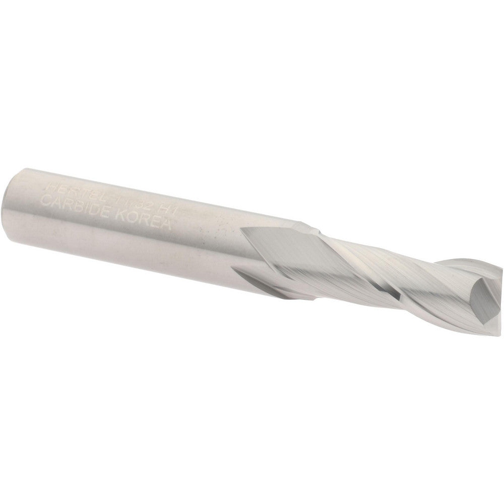 Hertel 89318901 Square End Mill 11/32" Dia, 7/8" LOC, 2 Flute, Solid Carbide