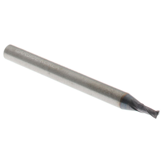 Hertel 89319347 Square End Mill 1/16" Dia, 1/8" LOC, 2 Flute, Solid Carbide