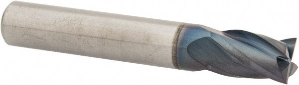 Hertel 89319420 Square End Mill 5/16" Dia, 1/2" LOC, 4 Flute, Solid Carbide