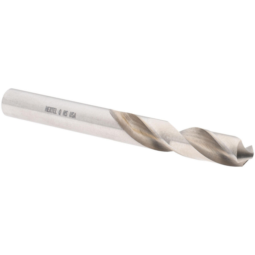 Hertel 89321178 Screw Machine Length Drill Bit Letter Q, 118 &deg Point, High Speed Steel