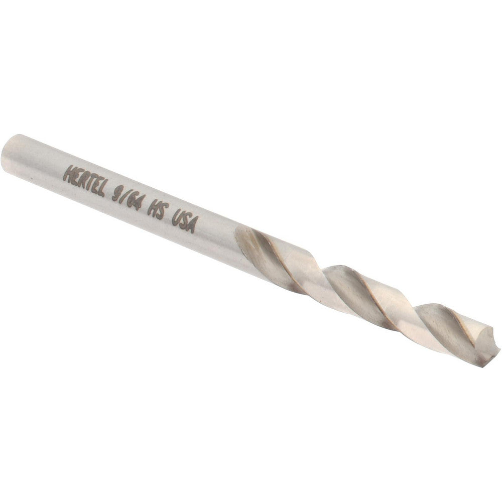Hertel 89321491 Screw Machine Length Drill Bit 9/64" (0.1406) Dia, 118 deg, HSS