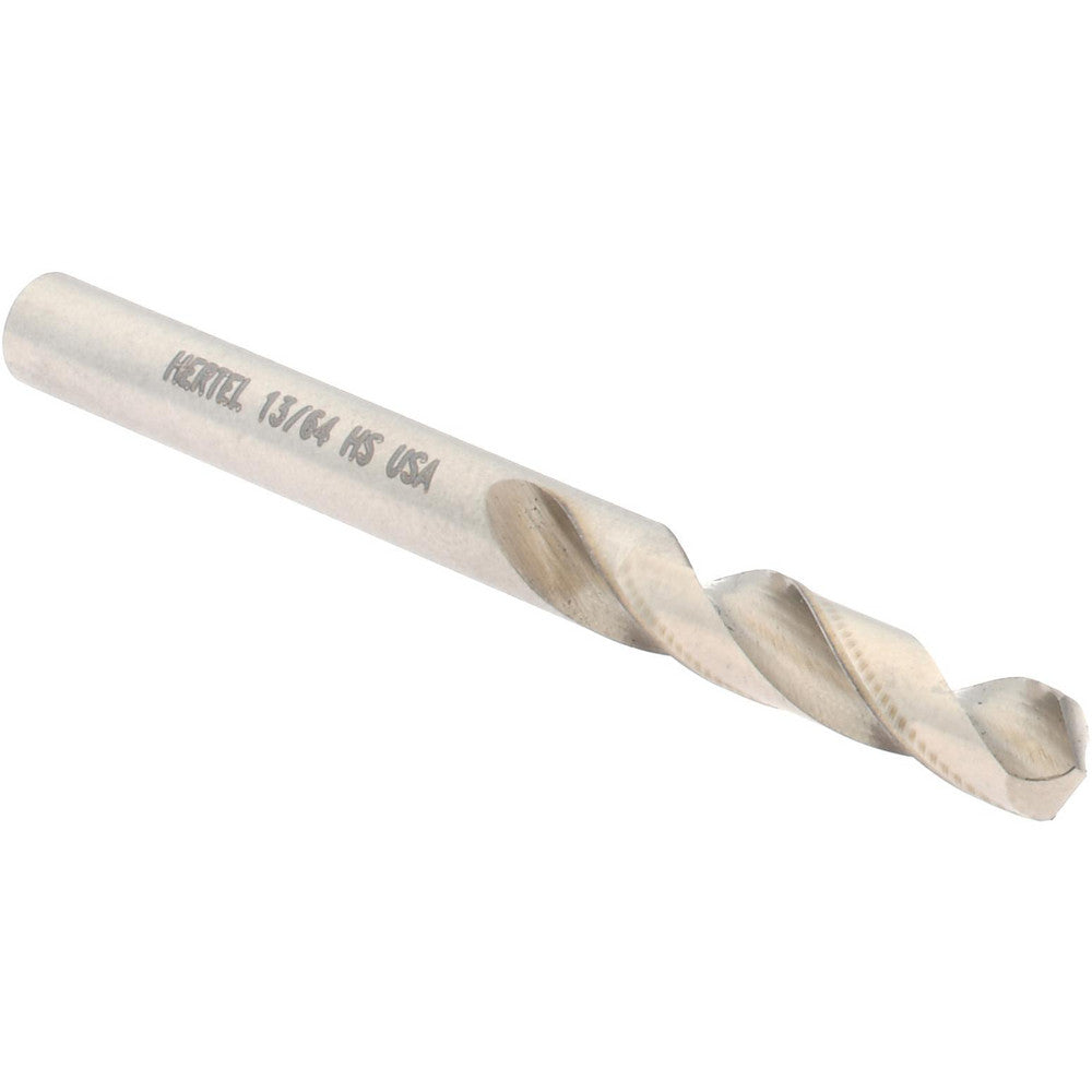 Hertel 89321582 Screw Machine Length Drill Bit 13/64" (0.2031) Dia, 118 deg, HSS