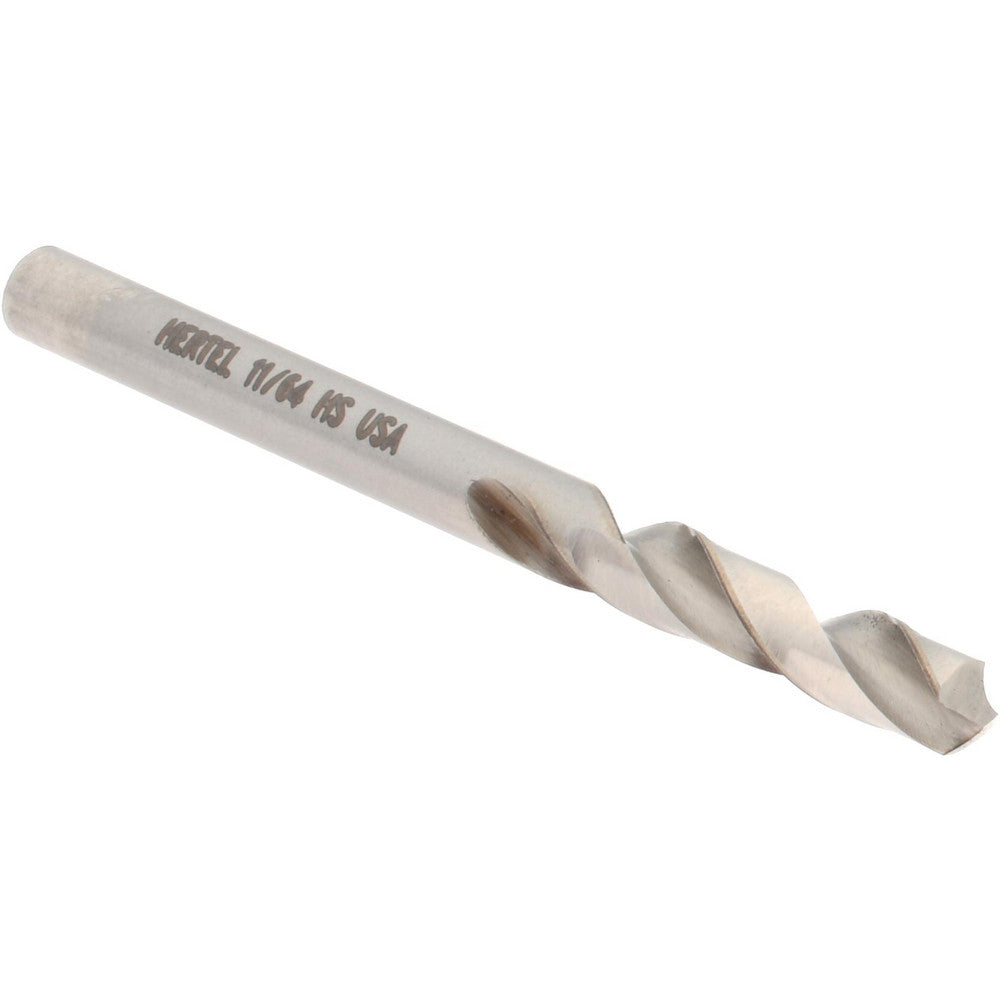 Hertel 89321590 Screw Machine Length Drill Bit 11/64" (0.1719) Dia, 118 deg, HSS