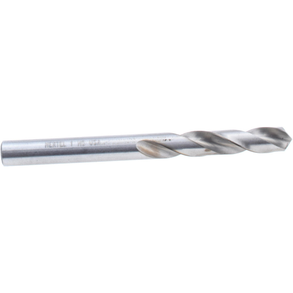 Hertel 89321871 Screw Machine Length Drill Bit Size #1, 118 deg Point, High-Speed Steel