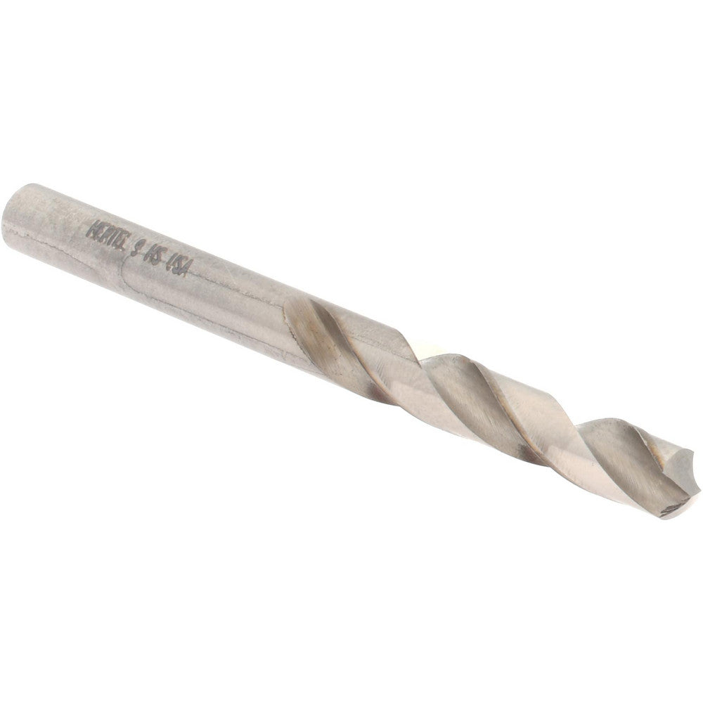 Hertel 89321897 Screw Machine Length Drill Bit #9 (0.1960) Dia, 118 deg, HSS