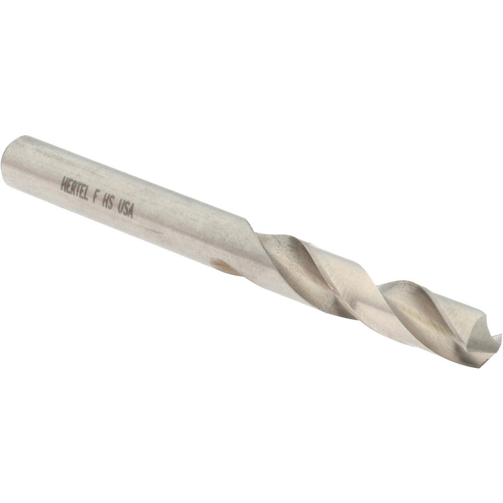 Hertel 89322150 Screw Machine Length Drill Bit Letter F, (0.2570) Dia, 118 deg, HSS