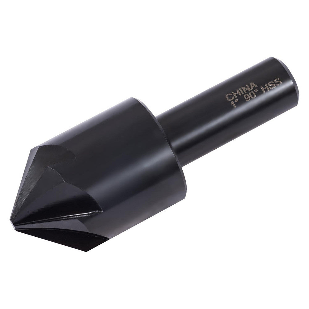 Hertel GX89330302 Countersink 1" Head Dia, 90.00 deg Included Angle, 6 Flute, High-Speed Steel, Right Hand Cut