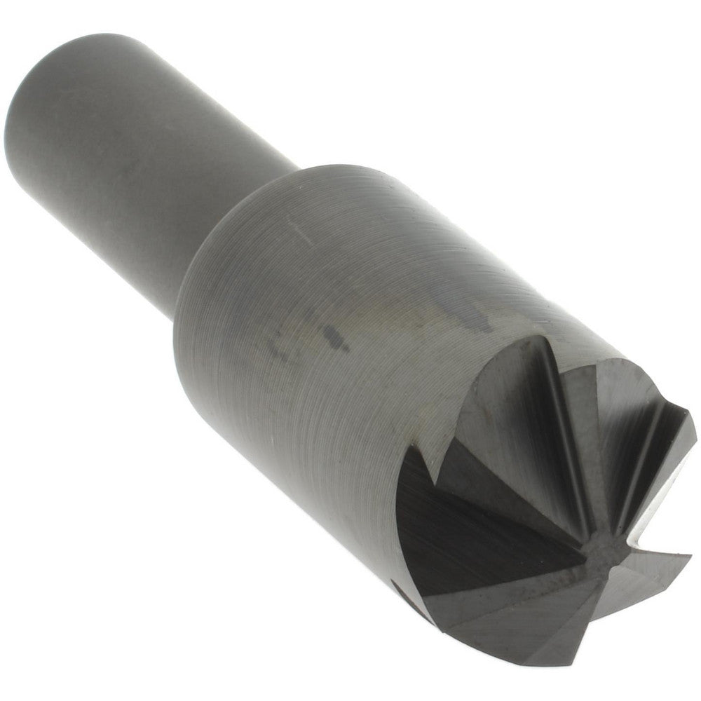 Hertel GX89330625 Countersink 3/4" Head Dia, 120.00 deg Included Angle, 6 Flute, High-Speed Steel, Right Hand Cut