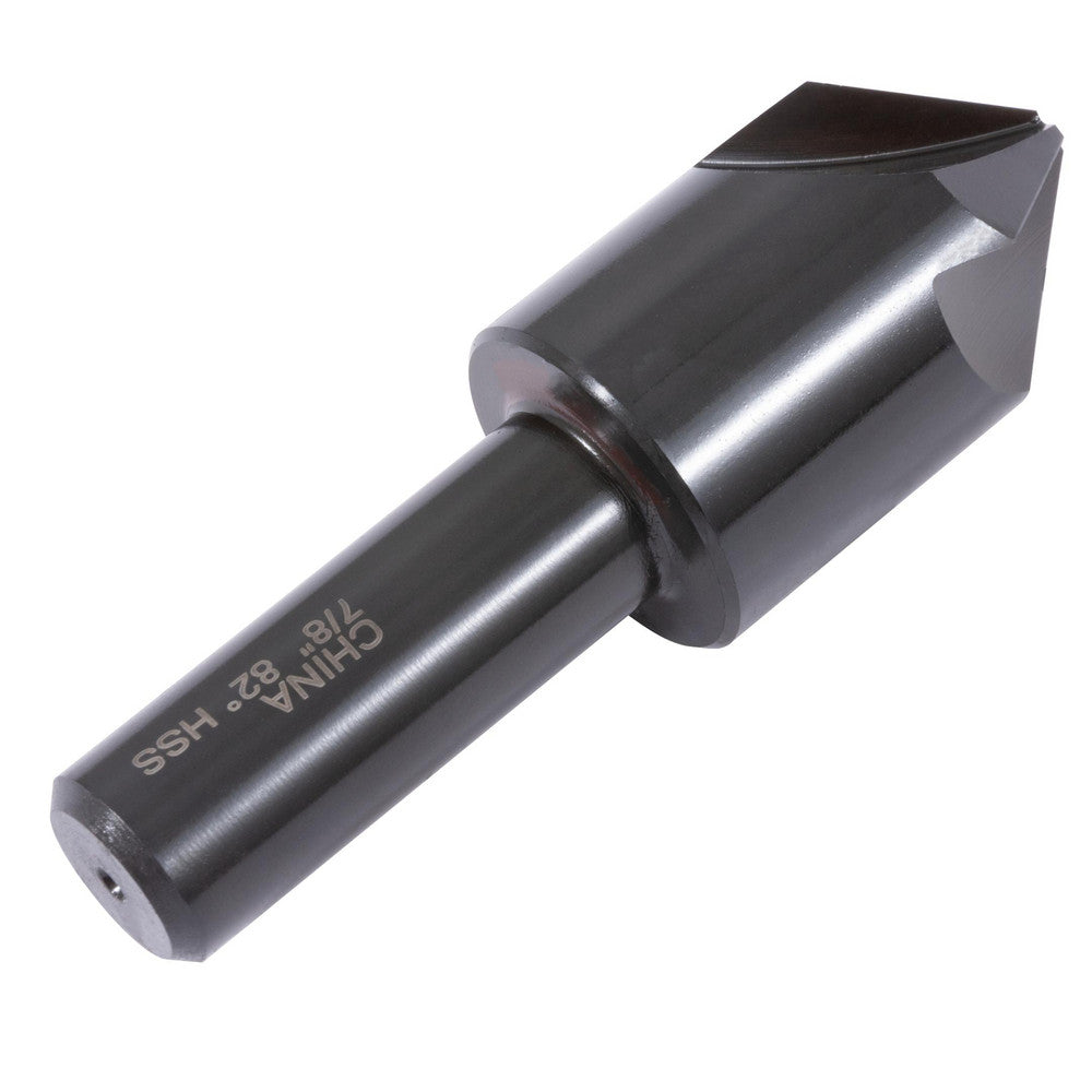 Hertel GX89330880 Countersink 7/8" Head Dia, 82.00 deg Included Angle, 4 Flute, High-Speed Steel, Right Hand Cut