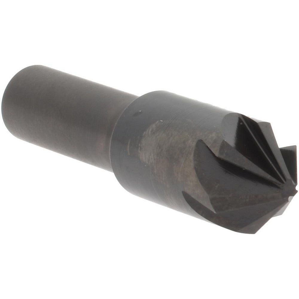 Hertel GX89331326 Countersink 1/2" Head Dia, 82.00 deg Included Angle, 6 Flute, High-Speed Steel, Right Hand Cut
