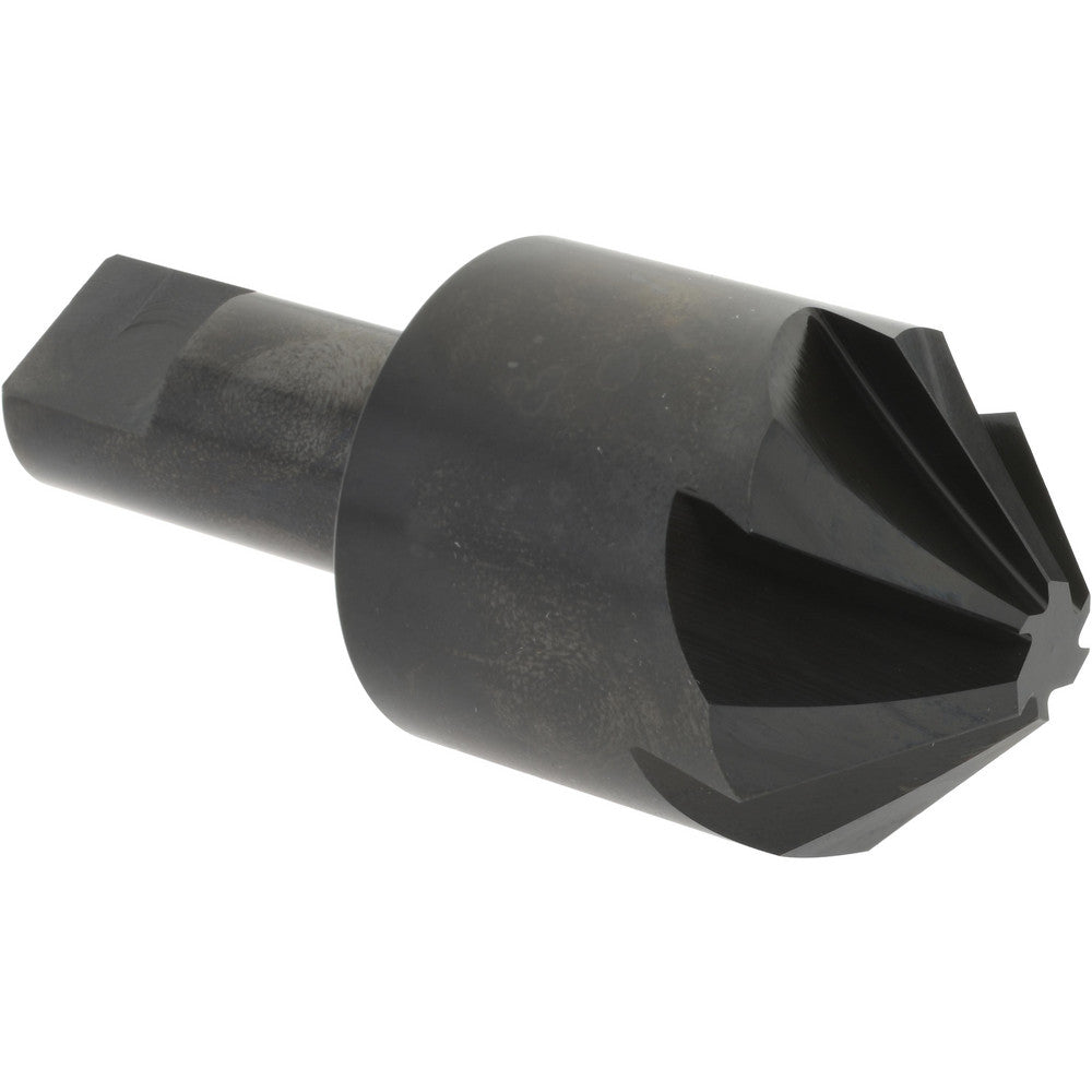 Hertel GX89331391 Countersink 1-1/2" Head Dia, 90.00 deg Included Angle, 6 Flute, High-Speed Steel, Right Hand Cut