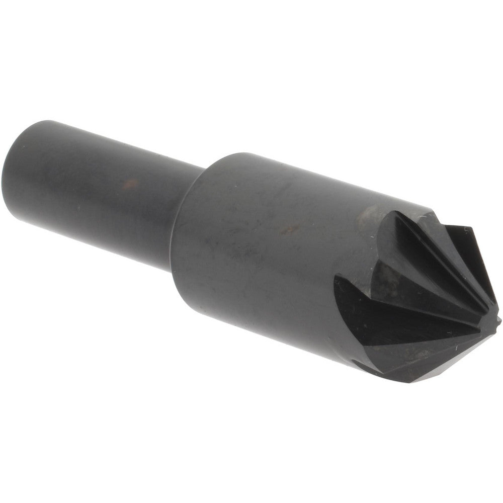 Hertel GX89331524 Countersink 3/4" Head Dia, 82.00 deg Included Angle, 6 Flute, High-Speed Steel, Right Hand Cut