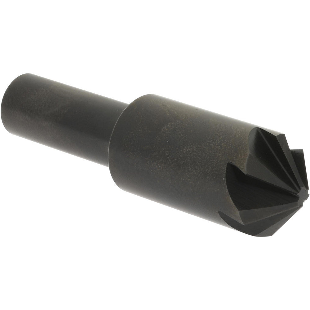Hertel GX89331565 Countersink 3/4" Head Dia, 100.00 deg Included Angle, 6 Flute, High-Speed Steel, Right Hand Cut
