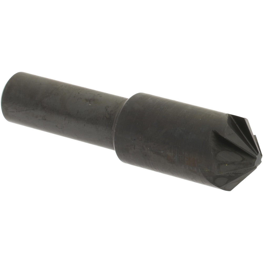 Hertel GX89331573 Countersink 1/2" Head Dia, 100.00 deg Included Angle, 6 Flute, High-Speed Steel, Right Hand Cut
