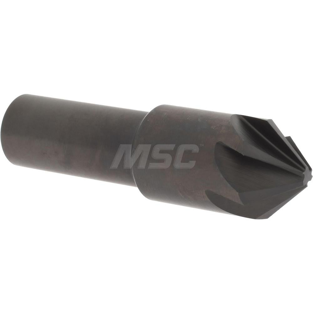 Hertel GX89331607 Countersink 5/8" Head Dia, 82.00 deg Included Angle, 6 Flute, High-Speed Steel, Right Hand Cut