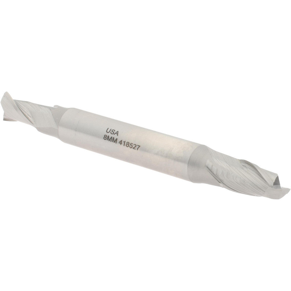 Hertel H89331854 Square End Mill 0.315'' Dia, 9/16'' LOC, 3/8'' Shank Dia, 3-1/8'' OAL, 2 Flutes, Cobalt