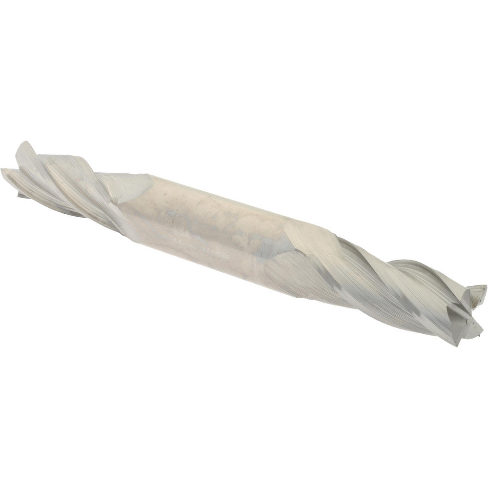 Hertel H89331938 Square End Mill 0.5512'' Dia, 1-3/8'' LOC, 5/8'' Shank Dia, 5'' OAL, 4 Flutes, High Speed Steel
