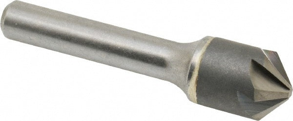 Hertel 336-007080 Countersink 5/8" Head Dia, 100.00 deg Included Angle, 6 Flute, Solid Carbide, Right Hand Cut