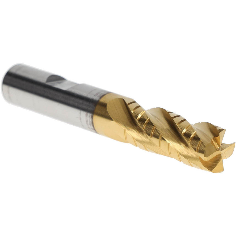 Hertel H89333132 Roughing & Finishing End Mill 1/2" Dia, 4 Flute, Square End, Cobalt