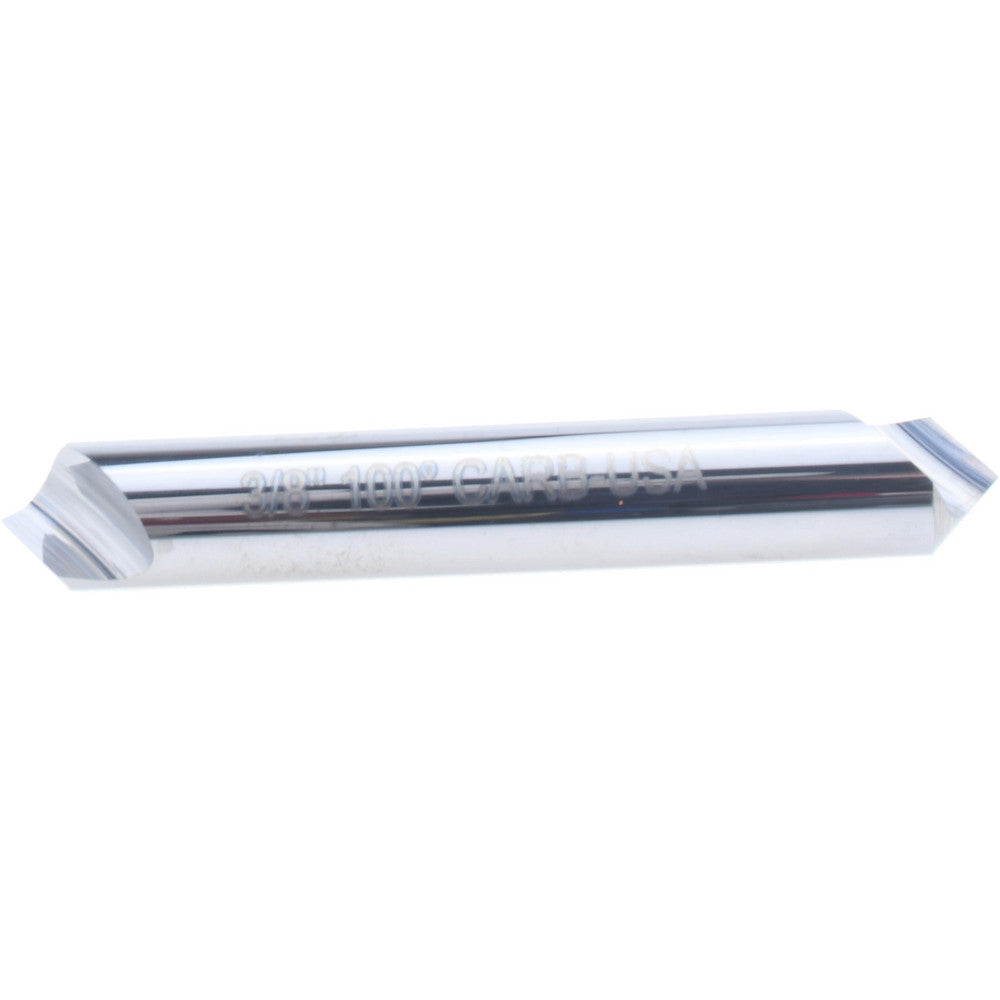 Hertel 331-205080 Countersink 3/8" Head Dia, 100.00 deg Included Angle, 1 Flute, Solid Carbide, Right Hand Cut