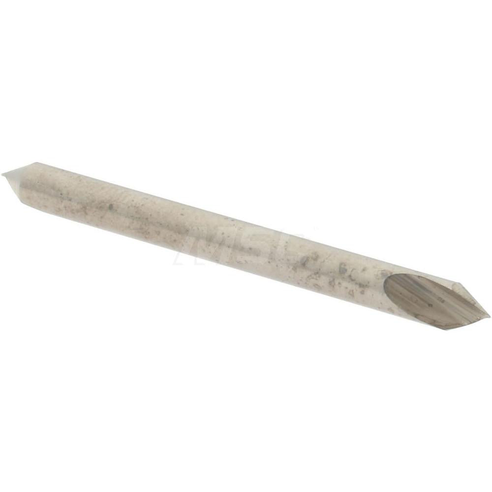 Hertel 331-201050 Countersink 1/8" Head Dia, 60.00 deg Included Angle, 1 Flute, Solid Carbide, Right Hand Cut