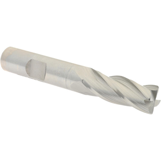 Hertel H89337935 Corner Radius End Mill 1/2" Dia, 1-1/4" LOC, 0.0300" Radius, 4 Flute, Cobalt
