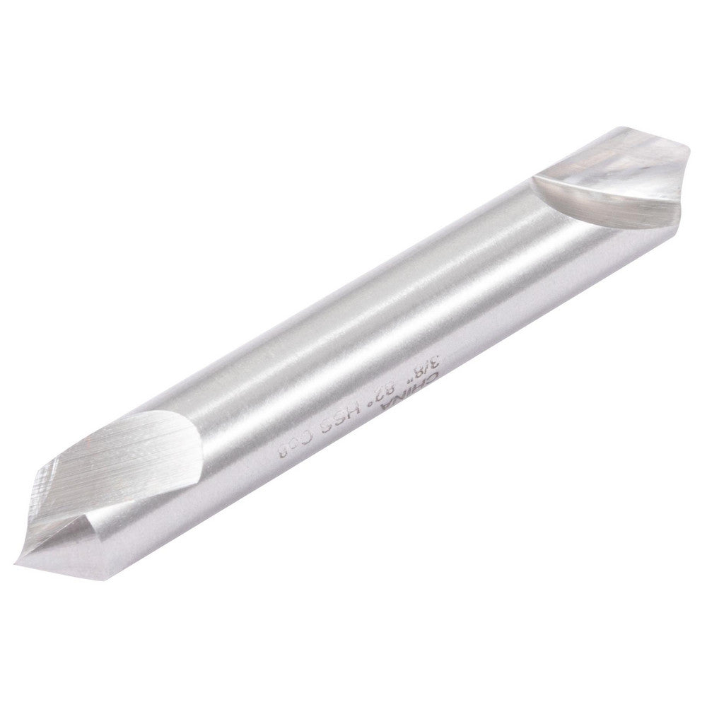 Hertel GX89339279 Countersink 3/8" Head Dia, 82.00 deg Included Angle, 1 Flute, High-Speed Steel, Right Hand Cut