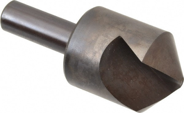Hertel GX89339477 Countersink 1-1/4" Head Dia, 100.00 deg Included Angle, 1 Flute, High-Speed Steel, Right Hand Cut