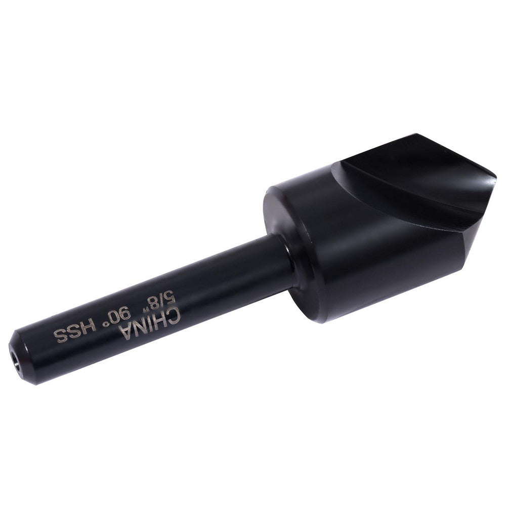 Hertel GX89339543 Countersink 5/8" Head Dia, 90.00 deg Included Angle, 1 Flute, High-Speed Steel, Right Hand Cut