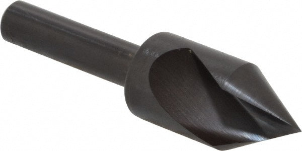 Hertel GX89339592 Countersink 1/2" Head Dia, 60.00 deg Included Angle, 1 Flute, High-Speed Steel, Right Hand Cut