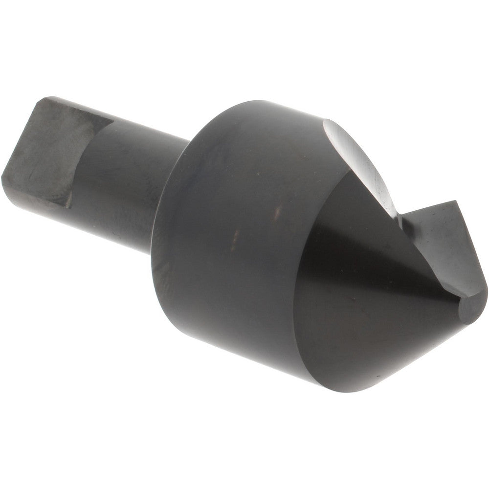 Hertel GX89340236 Countersink 1-1/2" Head Dia, 82.00 deg Included Angle, 1 Flute, High-Speed Steel, Right Hand Cut