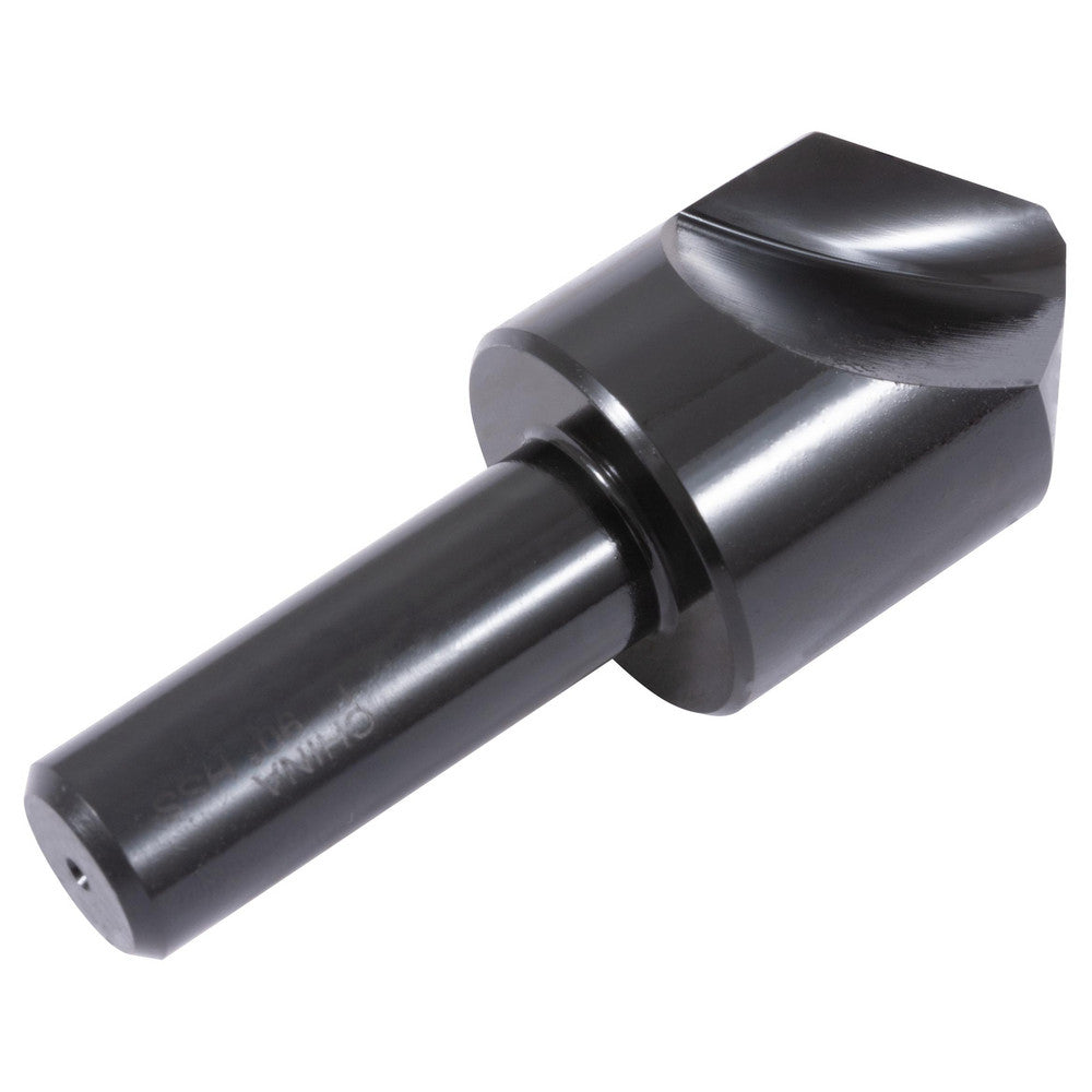 Hertel GX89340566 Countersink 1" Head Dia, 90.00 deg Included Angle, 1 Flute, High-Speed Steel, Right Hand Cut